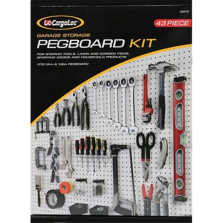 Gourmetgalley Pegboard Kit - 43 Piece GO3309982
